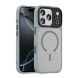 Apple iPhone 18 Pro Kılıf Mat Arka Yüzey Wireless Şarj Özellikli Zore Flet M-safe Kapak