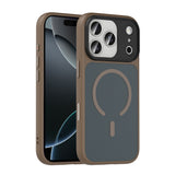 Apple iPhone 18 Pro Kılıf Mat Arka Yüzey Wireless Şarj Özellikli Zore Flet M-safe Kapak