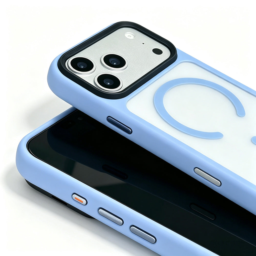 Apple iPhone 18 Pro Kılıf Mat Arka Yüzey Wireless Şarj Özellikli Zore Flet M-safe Kapak