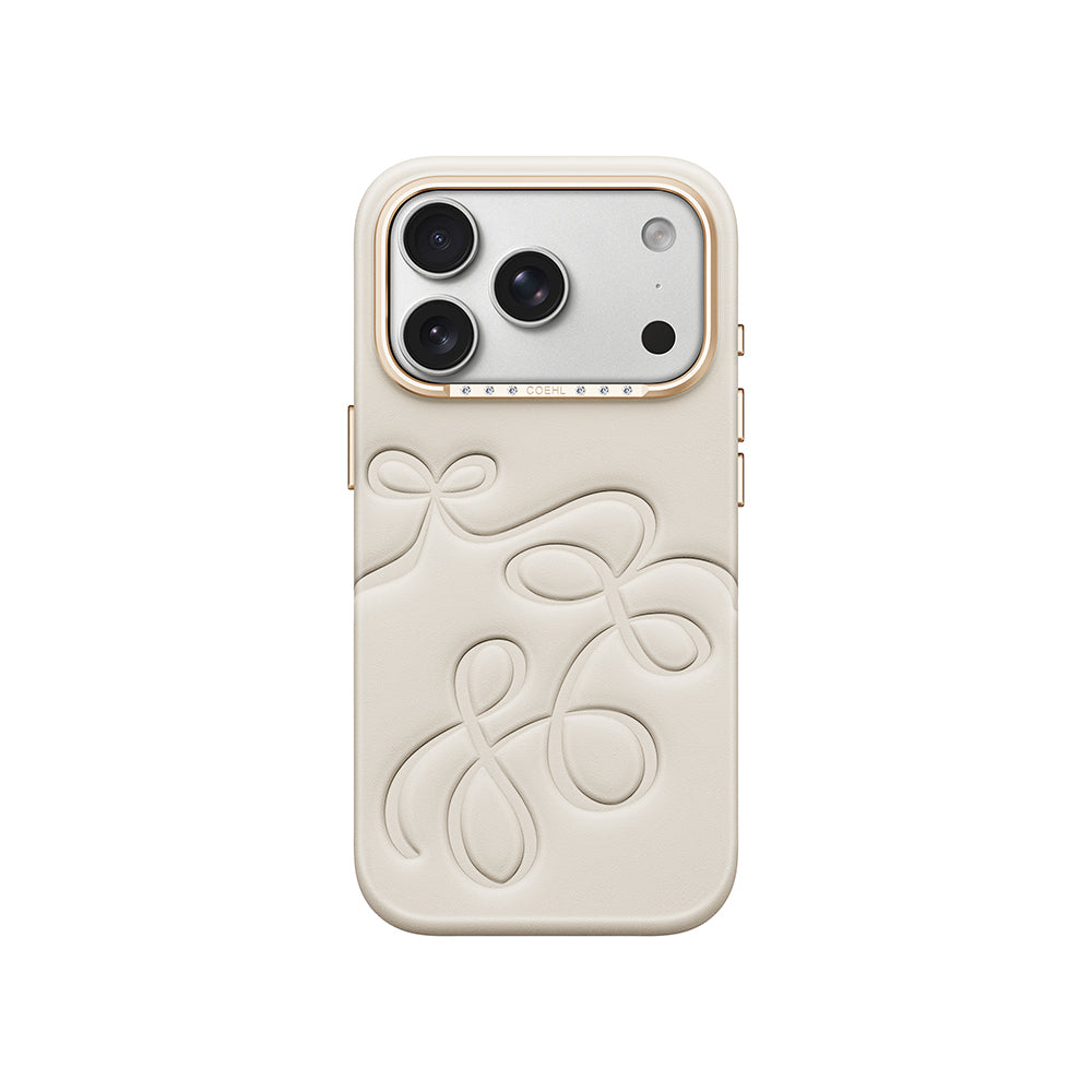 Apple iPhone 18 Pro Kılıf Oyma Desenli Arka Yüzey Coehl Cloude Kapak