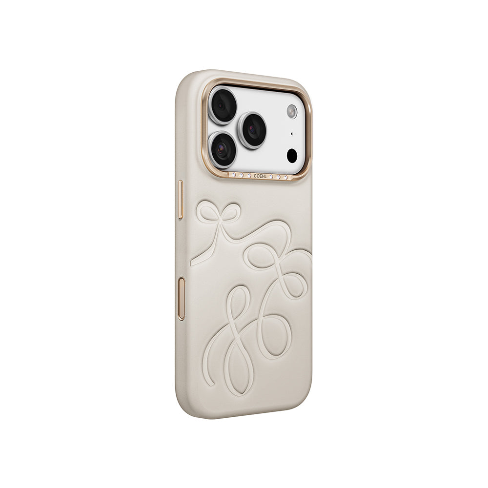Apple iPhone 18 Pro Kılıf Oyma Desenli Arka Yüzey Coehl Cloude Kapak