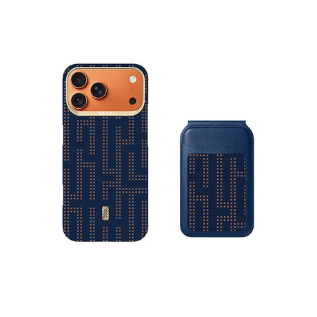 Apple iPhone 18 Pro Kılıf Raptic 2in1 Bundle Kit Aramid Skin Grid Serisi Kartlık ve Karbon Kapak