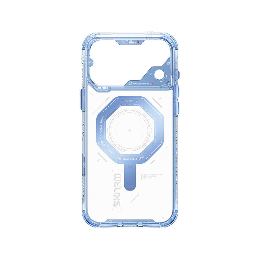 Apple iPhone 18 Pro Kılıf SkinArma M-safe Şarj Özellikli Airbag Tasarımlı Magma Kapak
