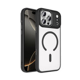 Apple iPhone 18 Pro Kılıf Wireless Şarj Özellikli Zore Krom M-safe Silikon Kapak