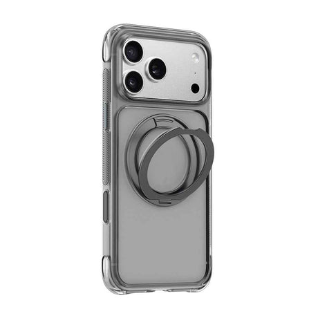 Apple iPhone 18 Pro Kılıf Wiwu AG-203 AeroGuard Ultra Serisi M-safe Şarj Özellikli Airbag Tasarımlı Standlı Kapak