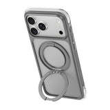 Apple iPhone 18 Pro Kılıf Wiwu AG-203 AeroGuard Ultra Serisi M-safe Şarj Özellikli Airbag Tasarımlı Standlı Kapak