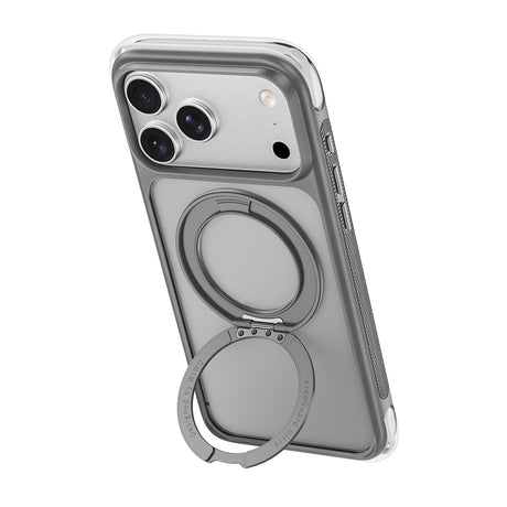 Apple iPhone 18 Pro Kılıf Wiwu AG-203 AeroGuard Ultra Serisi M-safe Şarj Özellikli Airbag Tasarımlı Standlı Kapak