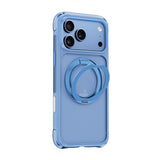 Apple iPhone 18 Pro Kılıf Wiwu AG-203 AeroGuard Ultra Serisi M-safe Şarj Özellikli Airbag Tasarımlı Standlı Kapak