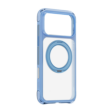 Apple iPhone 18 Pro Kılıf Wiwu AG-203 AeroGuard Ultra Serisi M-safe Şarj Özellikli Airbag Tasarımlı Standlı Kapak