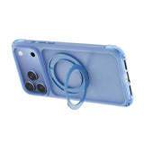 Apple iPhone 18 Pro Kılıf Wiwu AG-203 AeroGuard Ultra Serisi M-safe Şarj Özellikli Airbag Tasarımlı Standlı Kapak