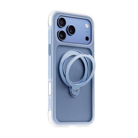 Apple iPhone 18 Pro Kılıf Wiwu AS-203 AeroShield Ultra Serisi M-safe Şarj Özellikli Airbag Tasarımlı Standlı Kapak