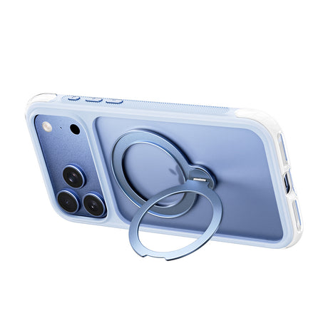Apple iPhone 18 Pro Kılıf Wiwu AS-203 AeroShield Ultra Serisi M-safe Şarj Özellikli Airbag Tasarımlı Standlı Kapak