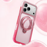 Apple iPhone 18 Pro Kılıf Wiwu AS-204 AeroShield Aurora Ultra Serisi M-safe Şarj Özellikli Airbag Tasarımlı Standlı Kapak