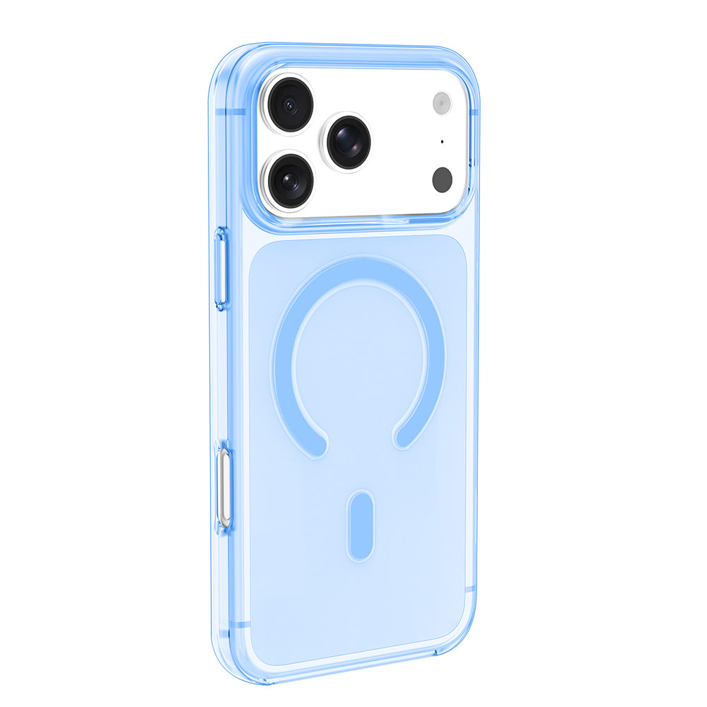 Apple iPhone 18 Pro Kılıf Zore M-safe Şarj Özellikli Şeffaf Kamera Çerçeveli Porto Kapak