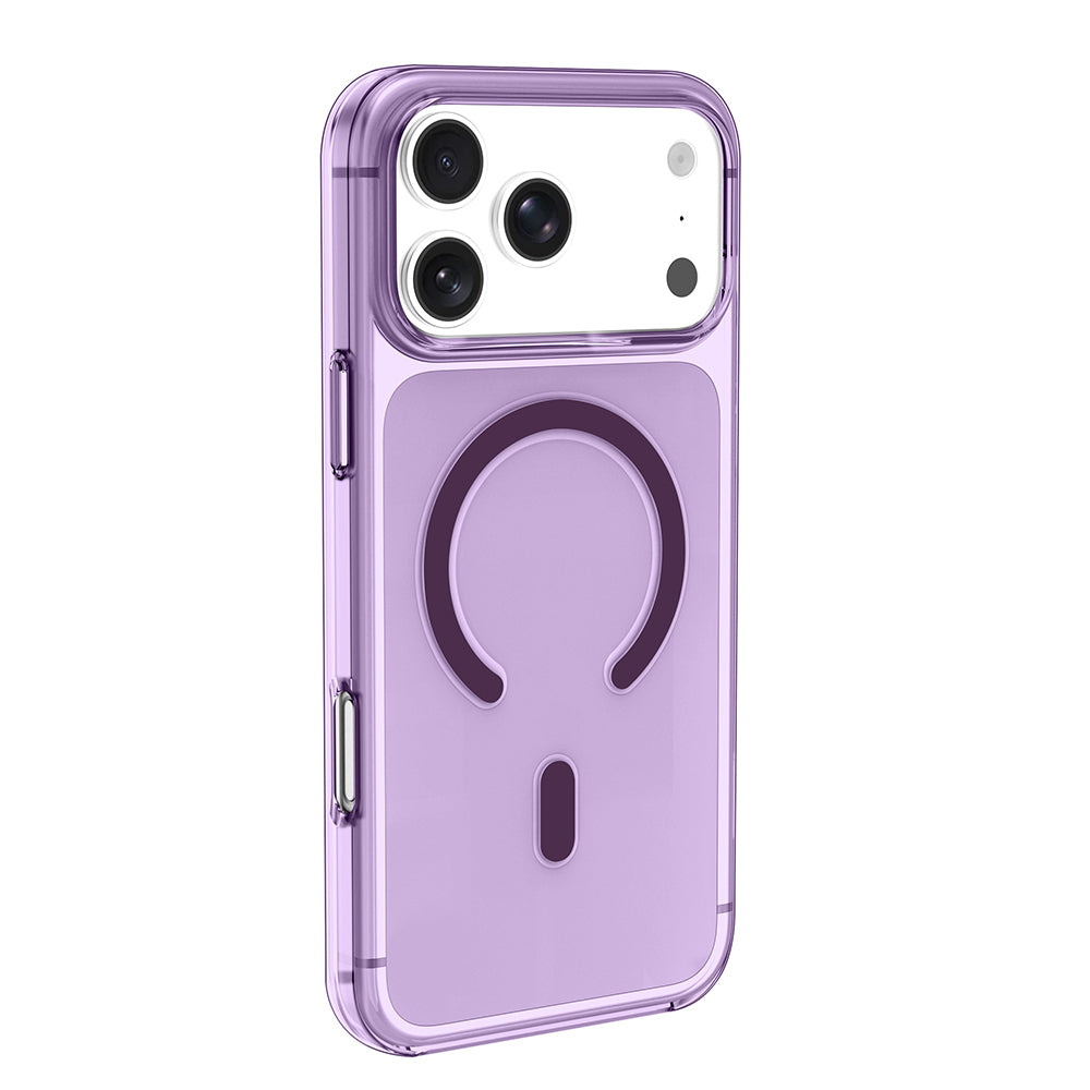 Apple iPhone 18 Pro Kılıf Zore M-safe Şarj Özellikli Şeffaf Kamera Çerçeveli Porto Kapak