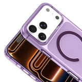 Apple iPhone 18 Pro Kılıf Zore M-safe Şarj Özellikli Şeffaf Kamera Çerçeveli Porto Kapak