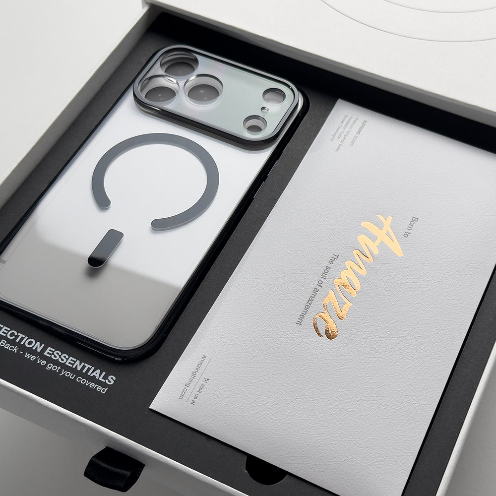 Apple iPhone 18 Pro Max Amazingthing Premium Noir Kit Titan Vision Safir Kamera Lens Koruyucu ve Aksesuar Seti