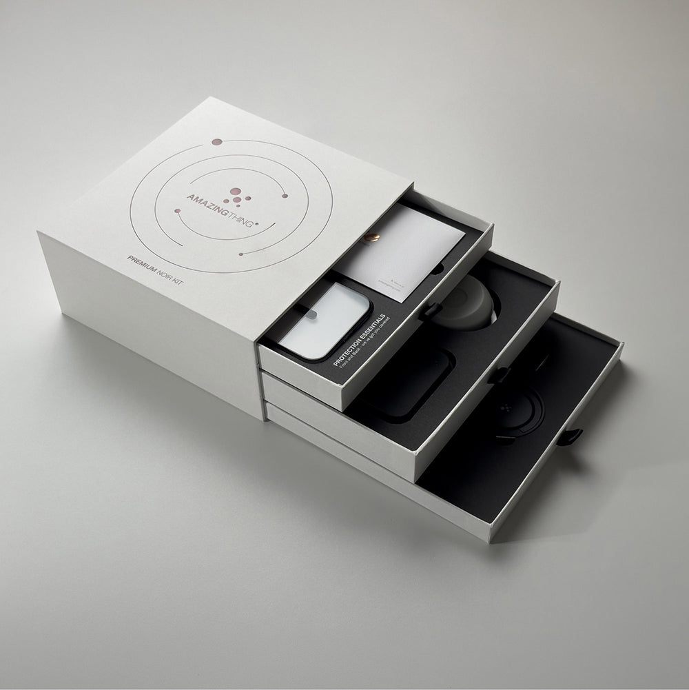 Apple iPhone 18 Pro Max Amazingthing Premium Noir Kit Titan Vision Safir Kamera Lens Koruyucu ve Aksesuar Seti