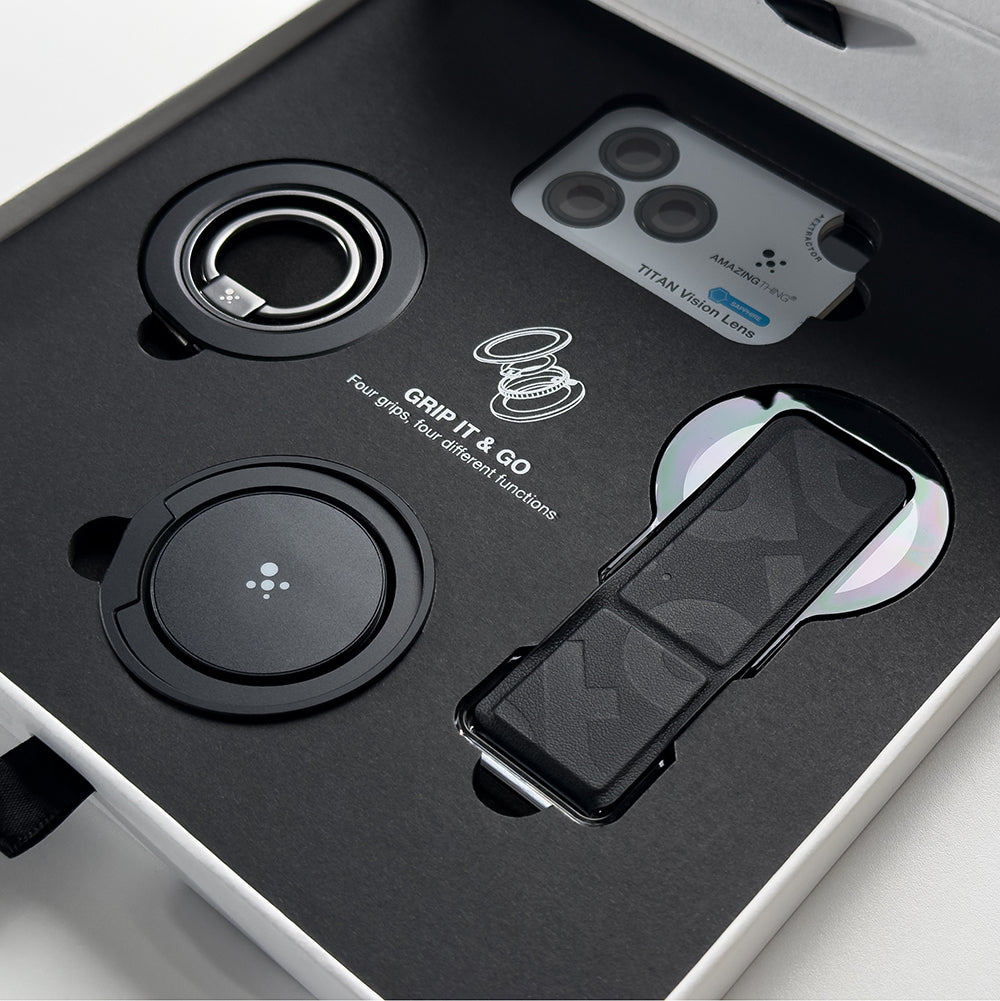 Apple iPhone 18 Pro Max Amazingthing Premium Noir Kit Titan Vision Safir Kamera Lens Koruyucu ve Aksesuar Seti