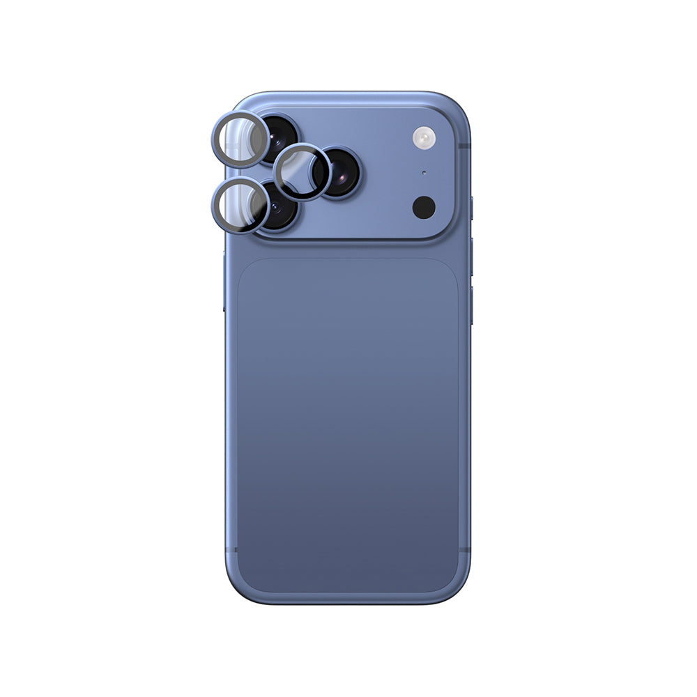 Apple iPhone 18 Pro Max Amazingthing Radix Vision Parlama Önleyici Kamera Lens Koruyucu + Kolay Uygulama Aparatlı