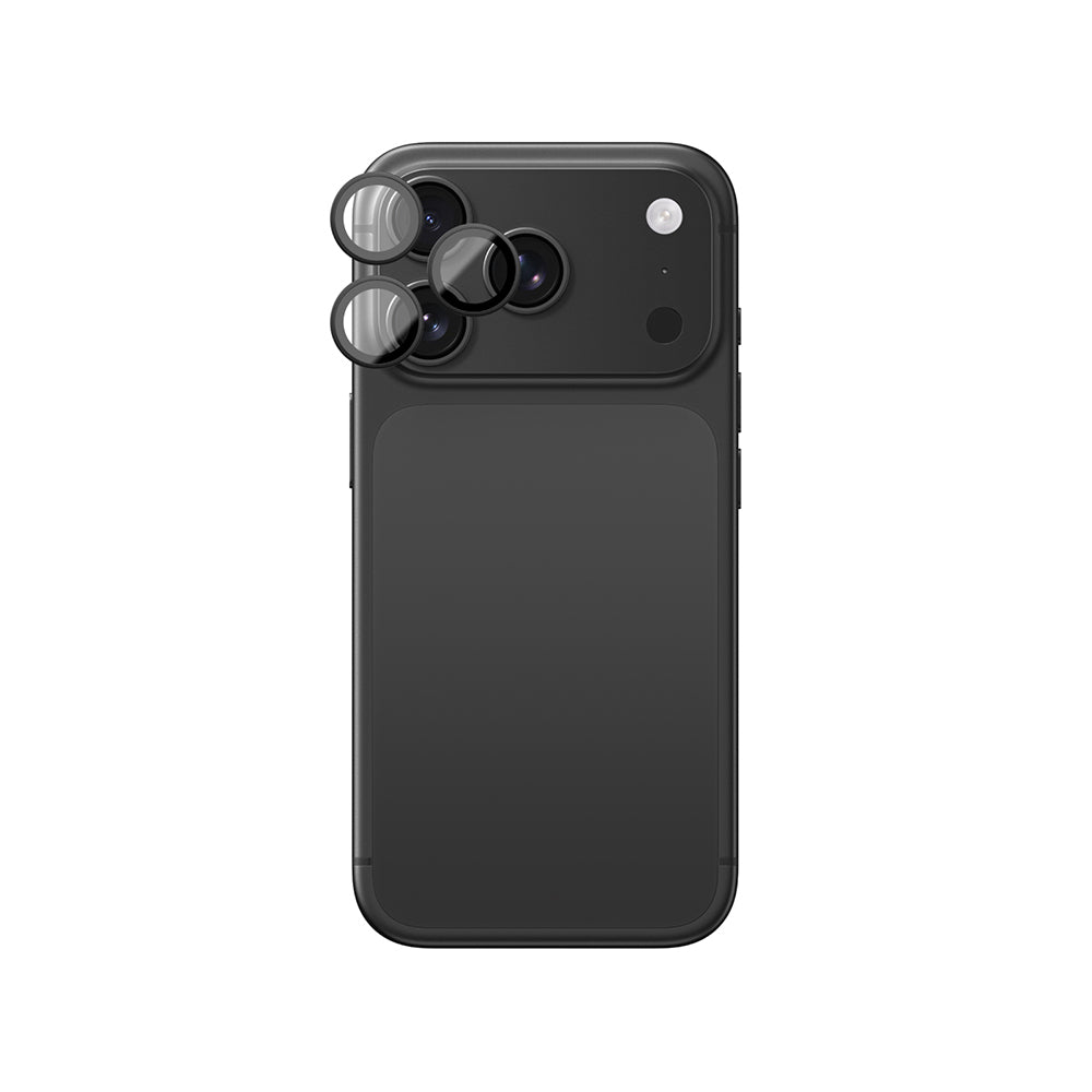 Apple iPhone 18 Pro Max Amazingthing Radix Vision Parlama Önleyici Kamera Lens Koruyucu + Kolay Uygulama Aparatlı