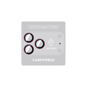 Apple iPhone 18 Pro Max CaseWorld Alloy Sapphire Safir One-Piece Anti Reflective Safir Kamera Lens Koruyucu