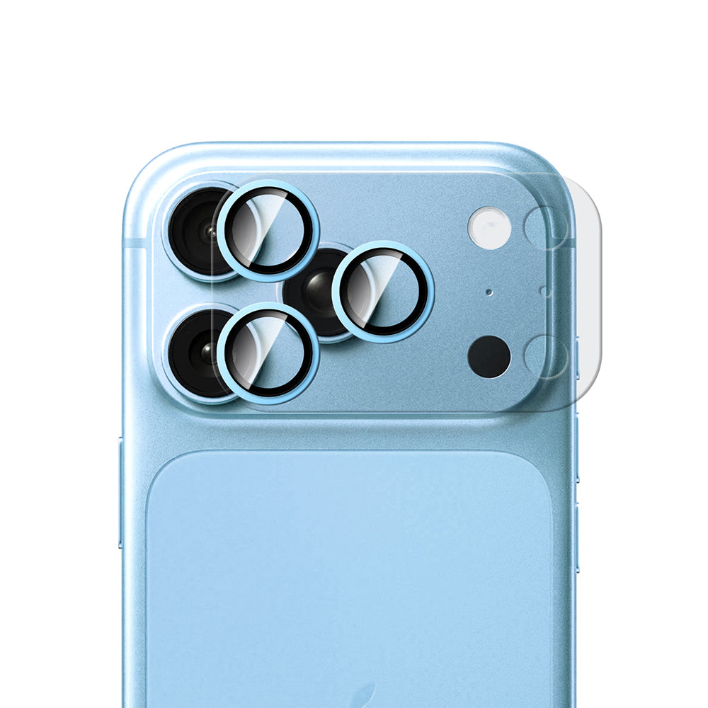 Apple iPhone 18 Pro Max CaseWorld Alloy Sapphire Safir One-Piece Anti Reflective Safir Kamera Lens Koruyucu