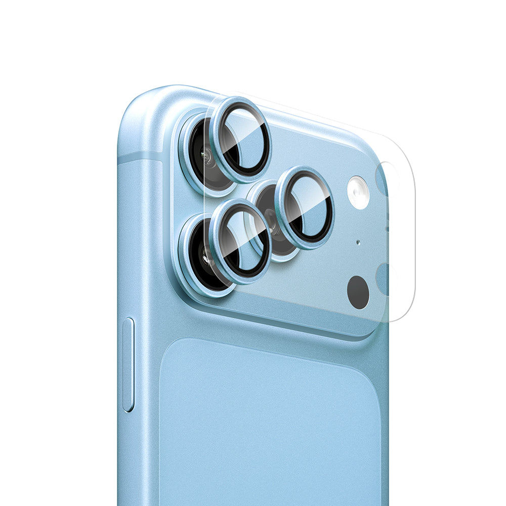 Apple iPhone 18 Pro Max CaseWorld Alloy Sapphire Safir One-Piece Anti Reflective Safir Kamera Lens Koruyucu