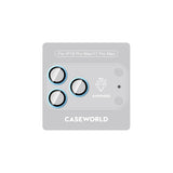 Apple iPhone 18 Pro Max CaseWorld Alloy Sapphire Safir One-Piece Anti Reflective Safir Kamera Lens Koruyucu
