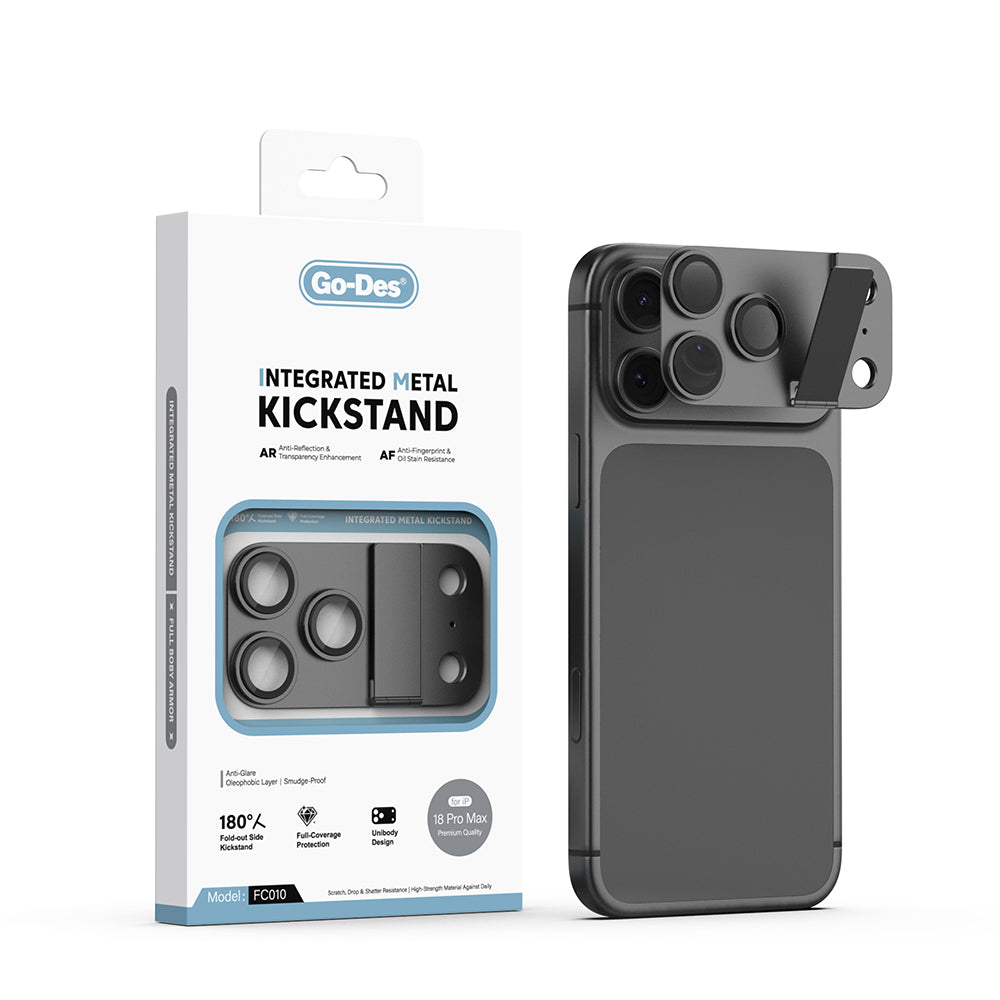 Apple iPhone 18 Pro Max Go Des CL-23 Anti Reflective Standlı Kamera Lens Koruyucu