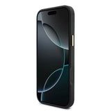 Apple iPhone 18 Pro Max Guess Orjinal Lisanslı 4G ve Yazı Logolu Kartlıklı Kapak