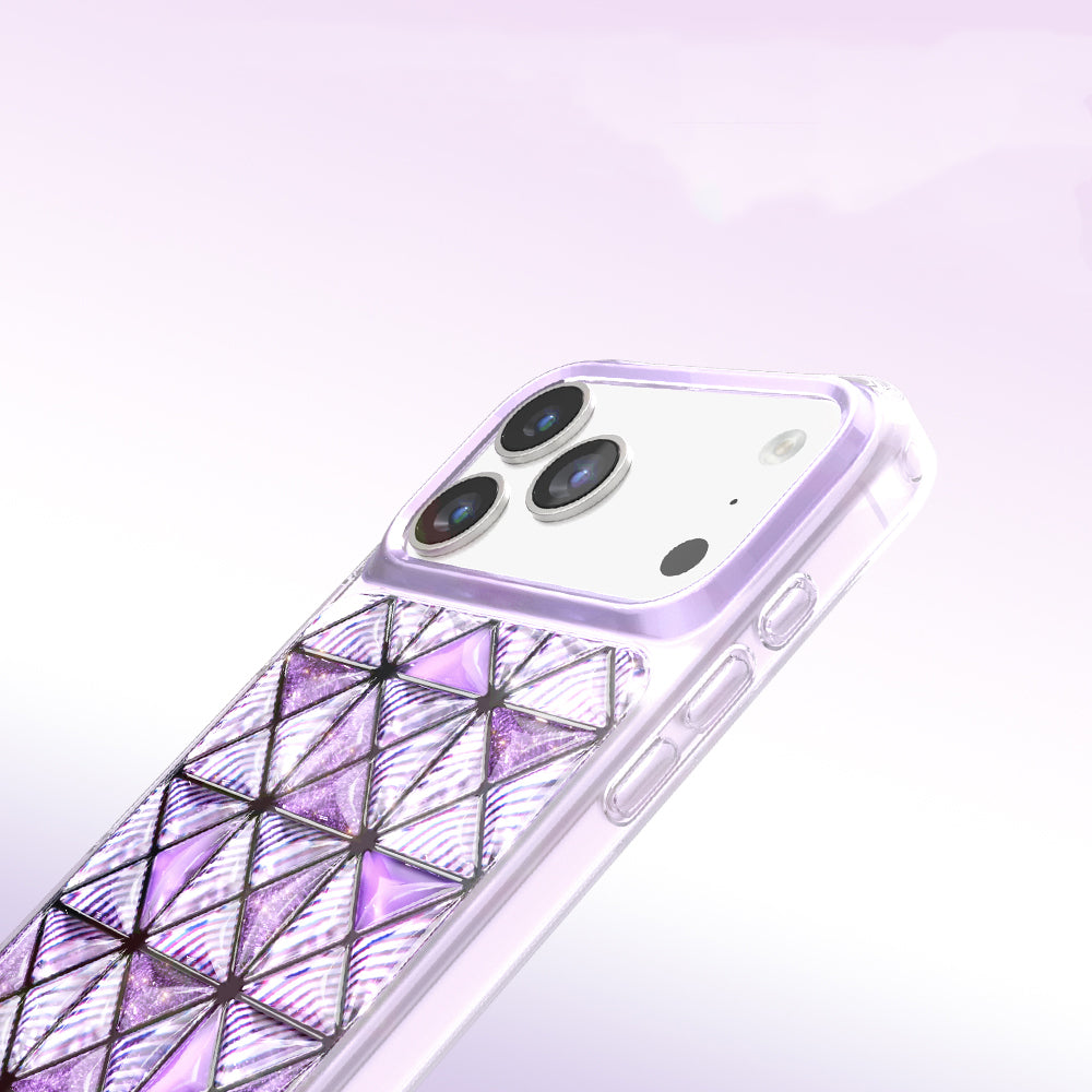 Apple iPhone 18 Pro Max Kılıf 3D Buz Blok Desenli Zore Paris Kairo TPU Kapak