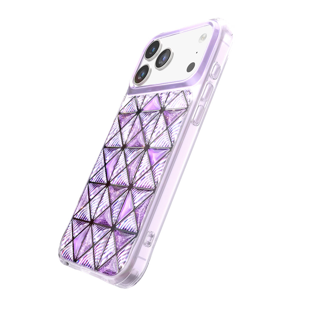 Apple iPhone 18 Pro Max Kılıf 3D Buz Blok Desenli Zore Paris Kairo TPU Kapak