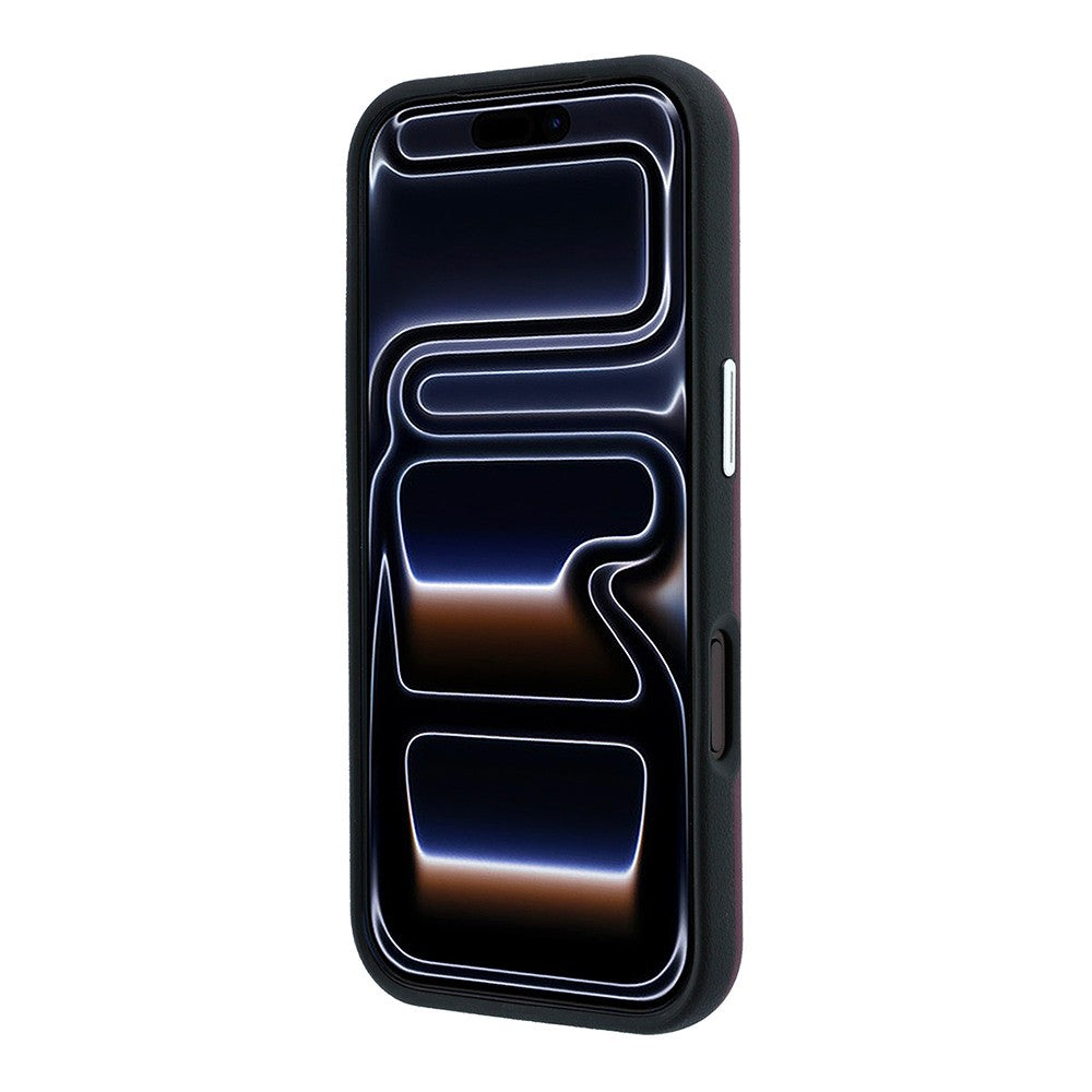 Apple iPhone 18 Pro Max Kılıf BMW Orjinal Lisanslı M-safe Şarj Özellikli Kabartma Tasarımlı PU Metal Logolu Kapak