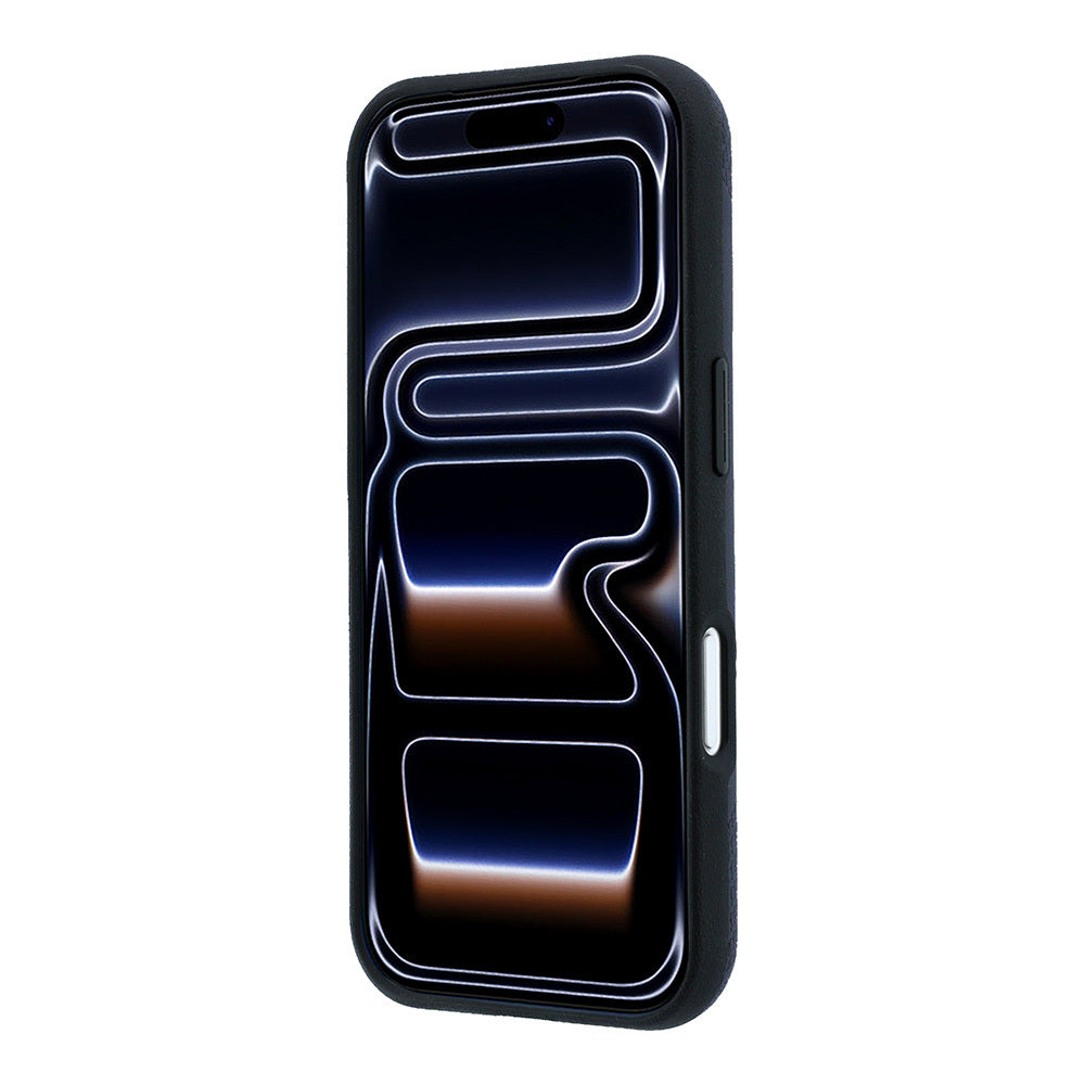 Apple iPhone 18 Pro Max Kılıf BMW Orjinal Lisanslı M-safe Şarj Özellikli M Logolu Lastik İzi Desenli Mavi Çizgili Kapak