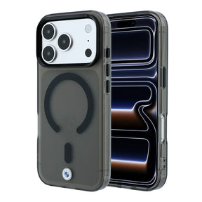 Apple iPhone 18 Pro Max Kılıf BMW Orjinal Lisanslı M-safe Şarj Özellikli Metal Logolu Buzlu IML Baskılı Kapak