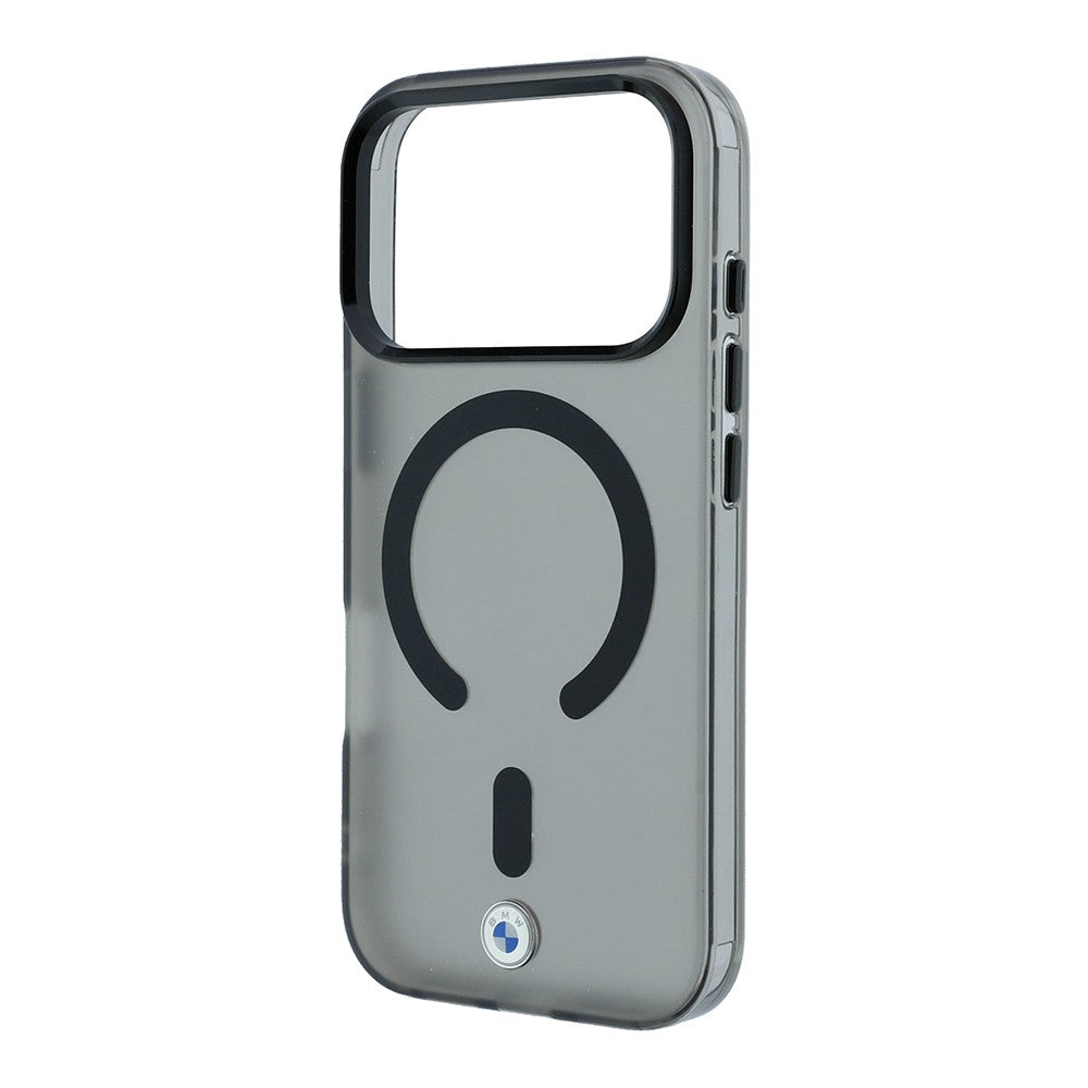 Apple iPhone 18 Pro Max Kılıf BMW Orjinal Lisanslı M-safe Şarj Özellikli Metal Logolu Buzlu IML Baskılı Kapak