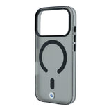 Apple iPhone 18 Pro Max Kılıf BMW Orjinal Lisanslı M-safe Şarj Özellikli Metal Logolu Buzlu IML Baskılı Kapak