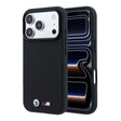 Apple iPhone 18 Pro Max Kılıf BMW Orjinal Lisanslı M-safe Şarj Özellikli Metal Logolu Karbon Fiber Kevlar Kapak