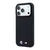 Apple iPhone 18 Pro Max Kılıf BMW Orjinal Lisanslı M-safe Şarj Özellikli Metal Logolu Karbon Fiber Kevlar Kapak