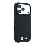 Apple iPhone 18 Pro Max Kılıf BMW Orjinal Lisanslı M-safe Şarj Özellikli Metal Logolu Karbon Fiber Kevlar Kapak