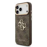 Apple iPhone 18 Pro Max Kılıf Guess Orjinal Lisanslı 4G Büyük Metal Logolu Kalın Askılı Kapak
