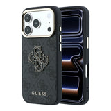 Apple iPhone 18 Pro Max Kılıf Guess Orjinal Lisanslı 4G Büyük Resin Logolu PU Kapak