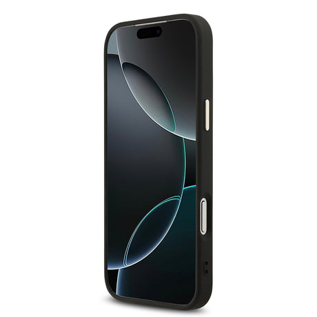Apple iPhone 18 Pro Max Kılıf Guess Orjinal Lisanslı Gold Metal Kamera Çerçeveli 4G Desenli Metal Büyük 4G ve Yazı Logolu Kapak