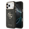 Apple iPhone 18 Pro Max Kılıf Guess Orjinal Lisanslı Gold Metal Kamera Çerçeveli 4G Desenli Metal Büyük 4G ve Yazı Logolu Kapak