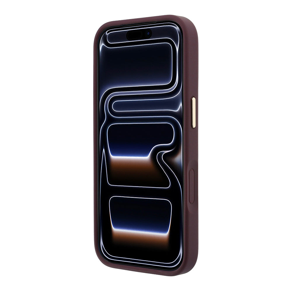 Apple iPhone 18 Pro Max Kılıf Guess Orjinal Lisanslı M-safe Şarj Özellikli 360 Derece Dönebilen Standlı PU Metal Yazı Logolu Kapak