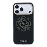 Apple iPhone 18 Pro Max Kılıf Guess Orjinal Lisanslı M-safe Şarj Özellikli PU Delikli 4G ve Yazı Logolu Kapak