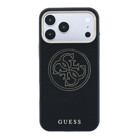 Apple iPhone 18 Pro Max Kılıf Guess Orjinal Lisanslı M-safe Şarj Özellikli PU Delikli 4G ve Yazı Logolu Kapak