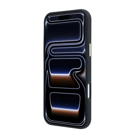 Apple iPhone 18 Pro Max Kılıf Guess Orjinal Lisanslı M-safe Şarj Özellikli PU Taşlı Metal 4G ve Yazı Logolu Kapak