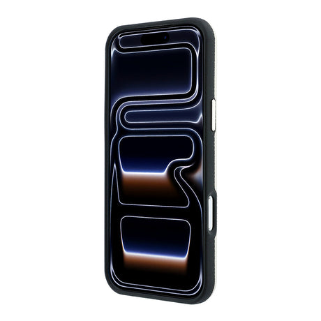 Apple iPhone 18 Pro Max Kılıf Guess Orjinal Lisanslı M-safe Şarj Özellikli PU Taşlı Metal 4G ve Yazı Logolu Kapak